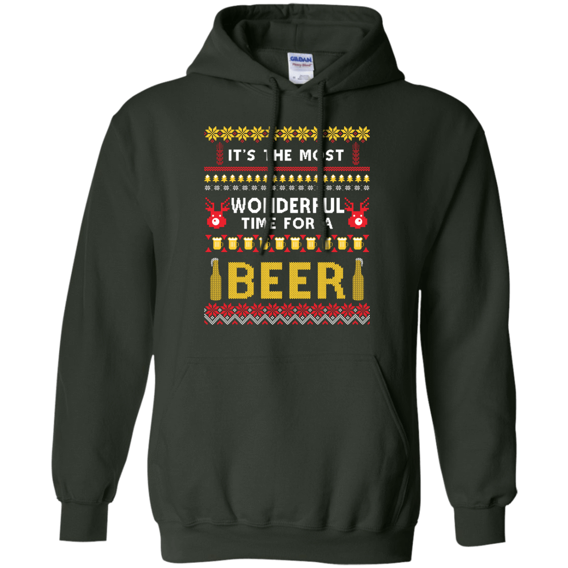 It's The Most Wonderful Time For A Beer Ugly Sweater T-Shirt & Hoodie | Teecentury.com