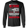 She Is Not Just A Nurse She Is My Daughter American Flag T-Shirt & Hoodie | Teecentury.com