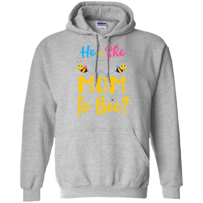 Gender Reveal Pink Or Blue What Will It Bee He Or She Mom T-Shirt & Hoodie | Teecentury.com