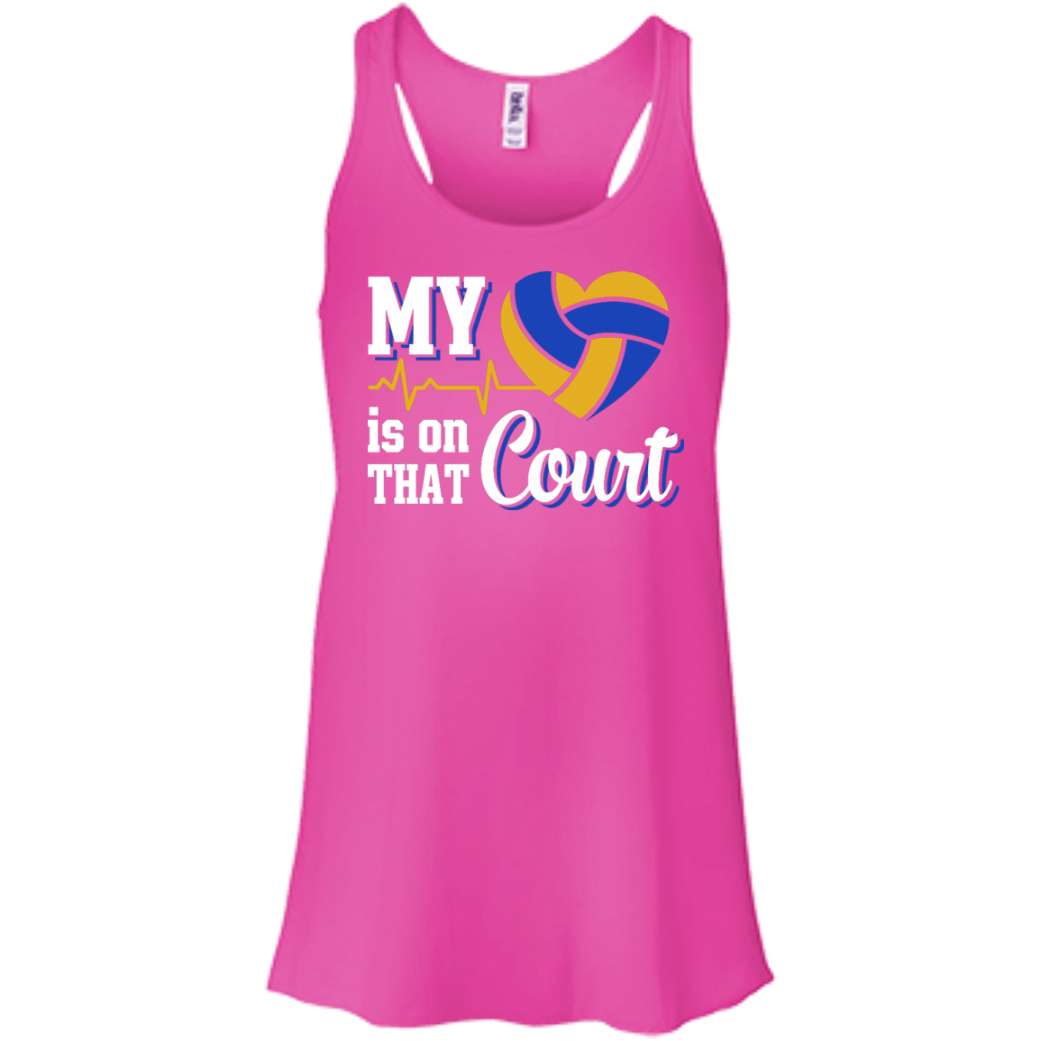 My Heart Is On That Court Volleyball T Shirt T-Shirt & Hoodie | Teecentury.com