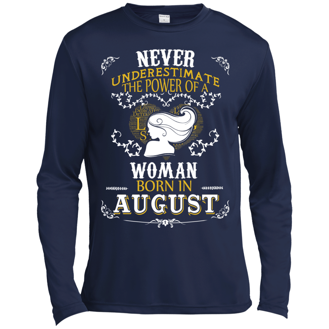 Never Underestimate The Power Of A Woman Born In August T-Shirt & Hoodie | Teecentury.com