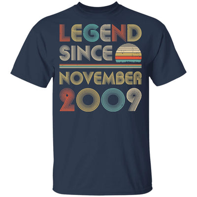 Legend Since November 2009 Vintage 13th Birthday Gifts Youth Youth Shirt | Teecentury.com