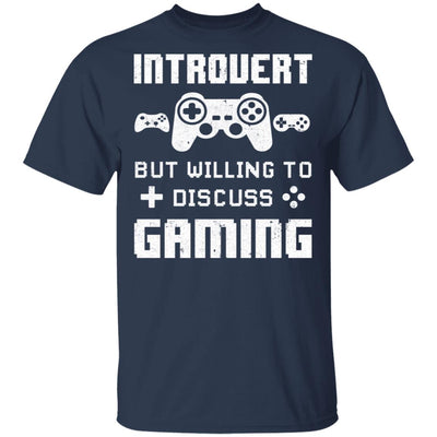 Introvert But Willing To Discuss Gaming Funny Video Game T-Shirt & Hoodie | Teecentury.com