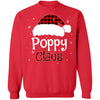 Santa Poppy Claus Red Plaid Family Pajamas Christmas Gift T-Shirt & Sweatshirt | Teecentury.com