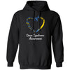 Butterfly Believe Down Syndrome Awareness Ribbon Gifts T-Shirt & Hoodie | Teecentury.com