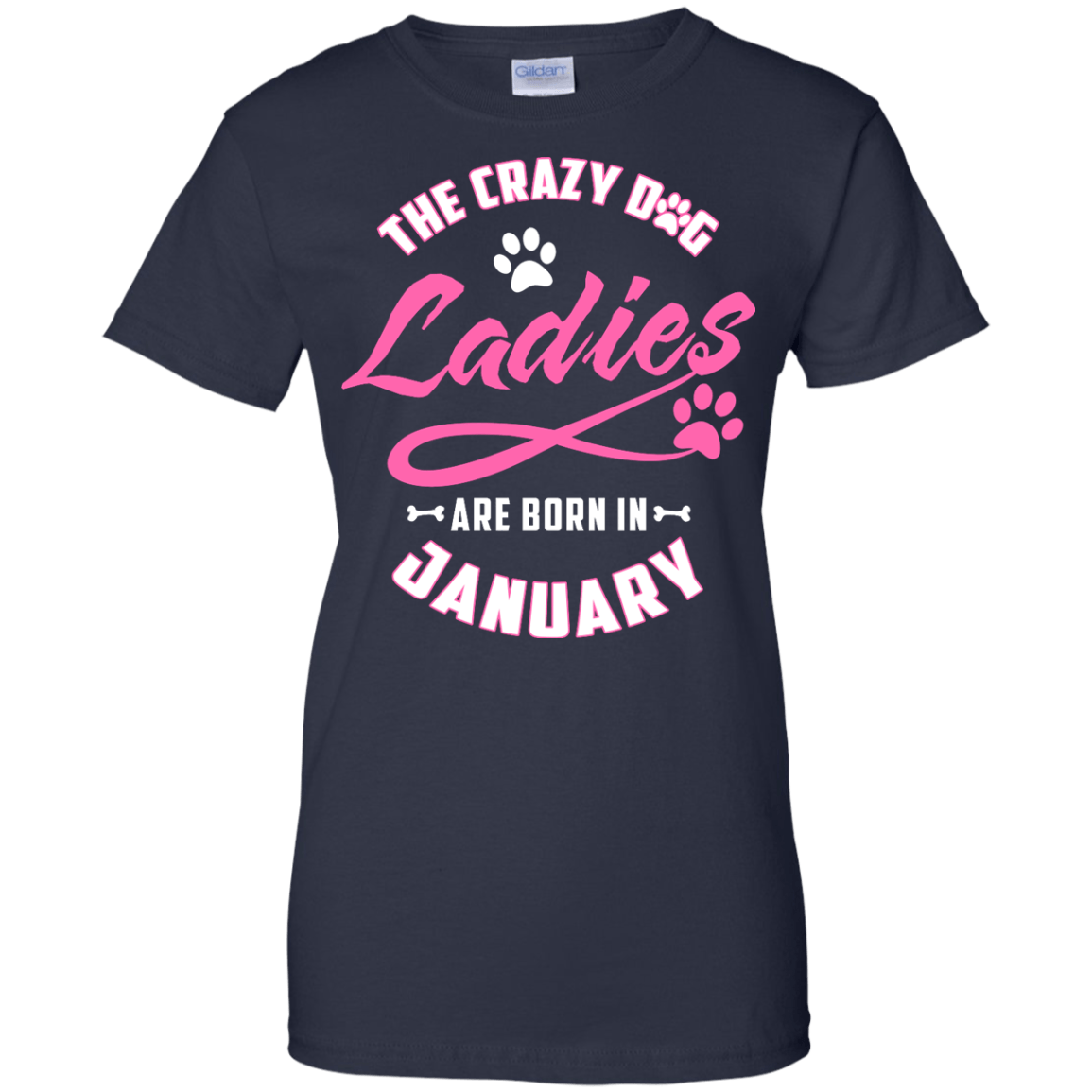 The Crazy Dog Ladies Are Born In January T-Shirt & Hoodie | Teecentury.com