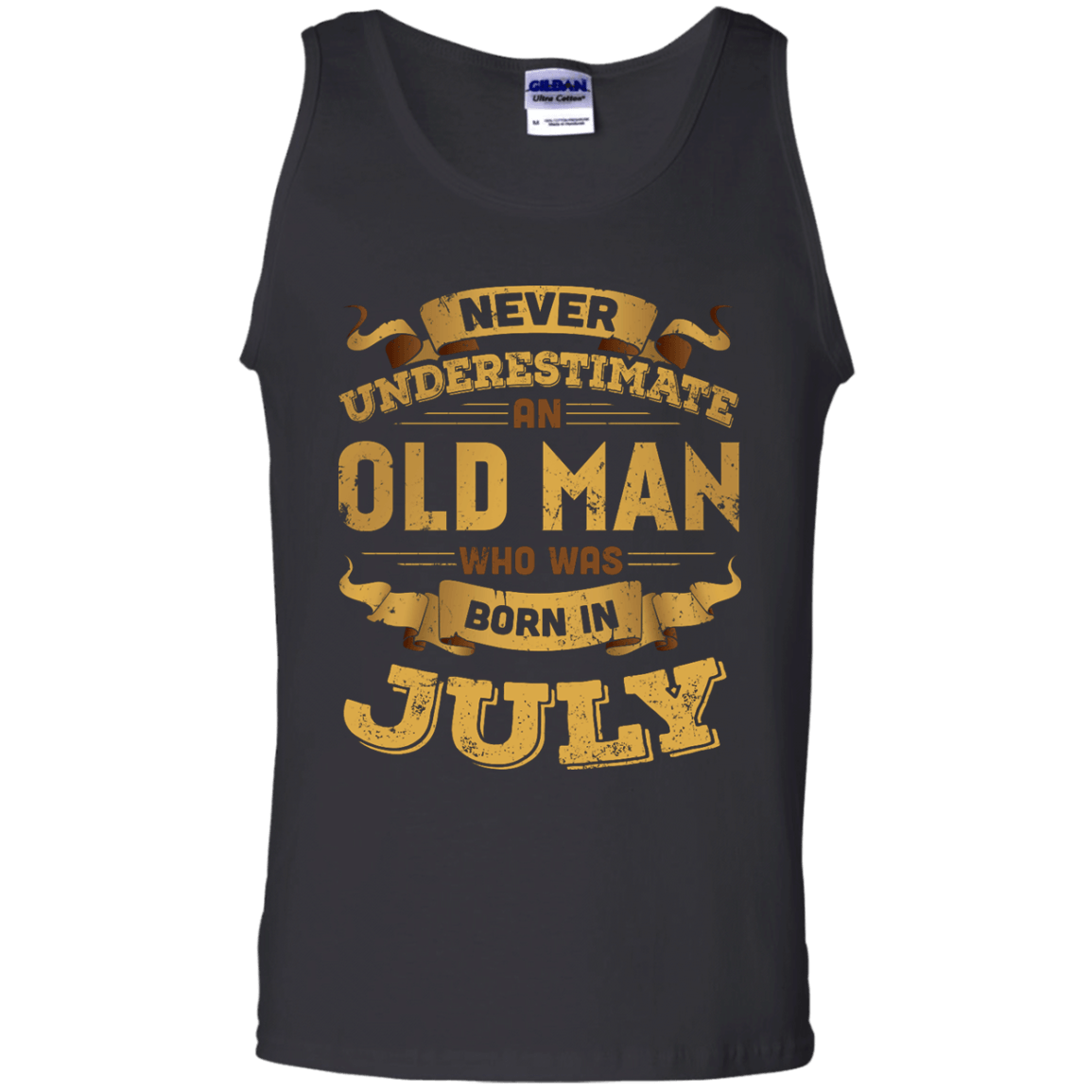 Never Underestimate An Old Man Who Was Born In July T-Shirt & Hoodie | Teecentury.com