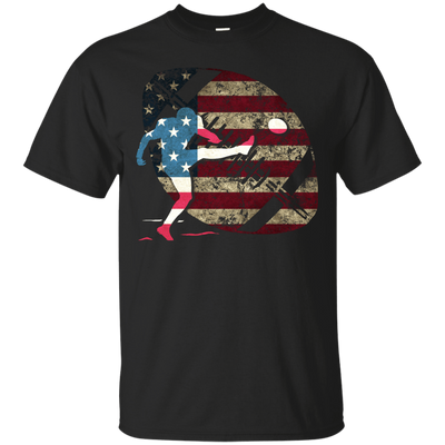 Kicker Football America Flag T-Shirt & Hoodie | Teecentury.com