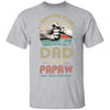 Vintage I Have Two Title Dad And Papaw Funny Fathers Day T-Shirt & Hoodie | Teecentury.com