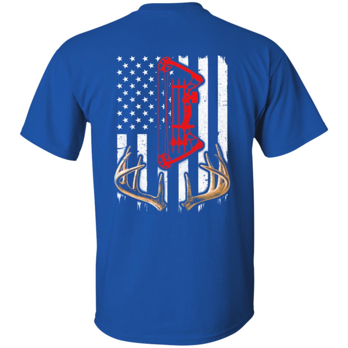 Deer Hunting US Flag Deer Hunter T-Shirt & Hoodie | Teecentury.com