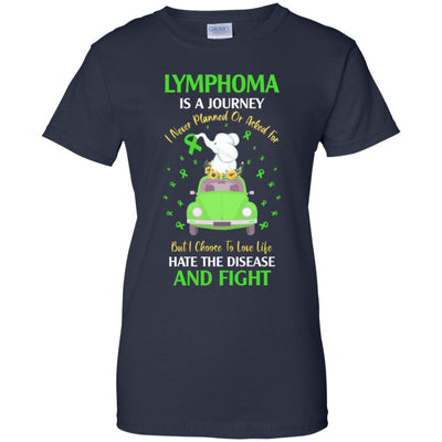 Lymphoma Awareness Is A Journey T-Shirt & Hoodie | Teecentury.com