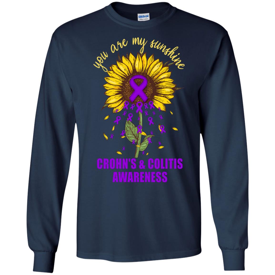You Are My Sunshine Crohn's & Colitis Awareness T-Shirt & Hoodie | Teecentury.com