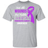 Pancreatic Cancer Awareness Not All Wounds Are Visible T-Shirt & Hoodie | Teecentury.com