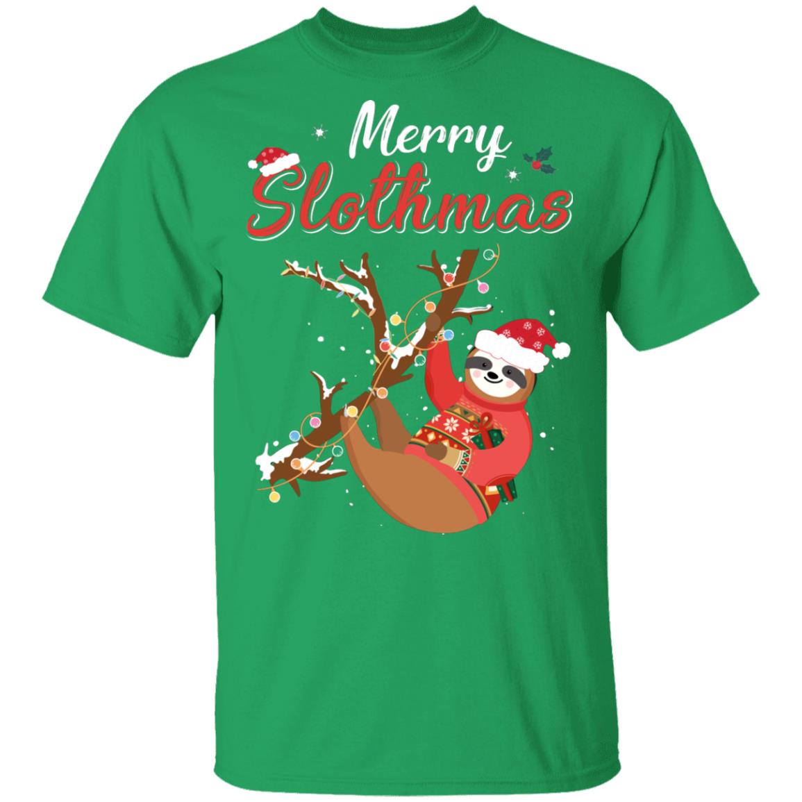 Merry Slothmas Christmas Pajama For Sloth Lovers T-Shirt & Hoodie | Teecentury.com