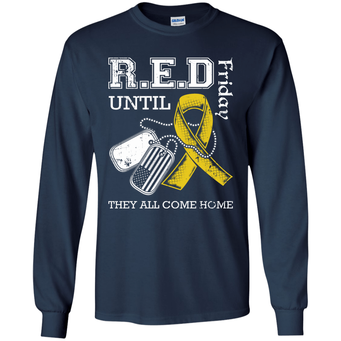 Red Friday Until They All Come Home T-Shirt & Hoodie | Teecentury.com