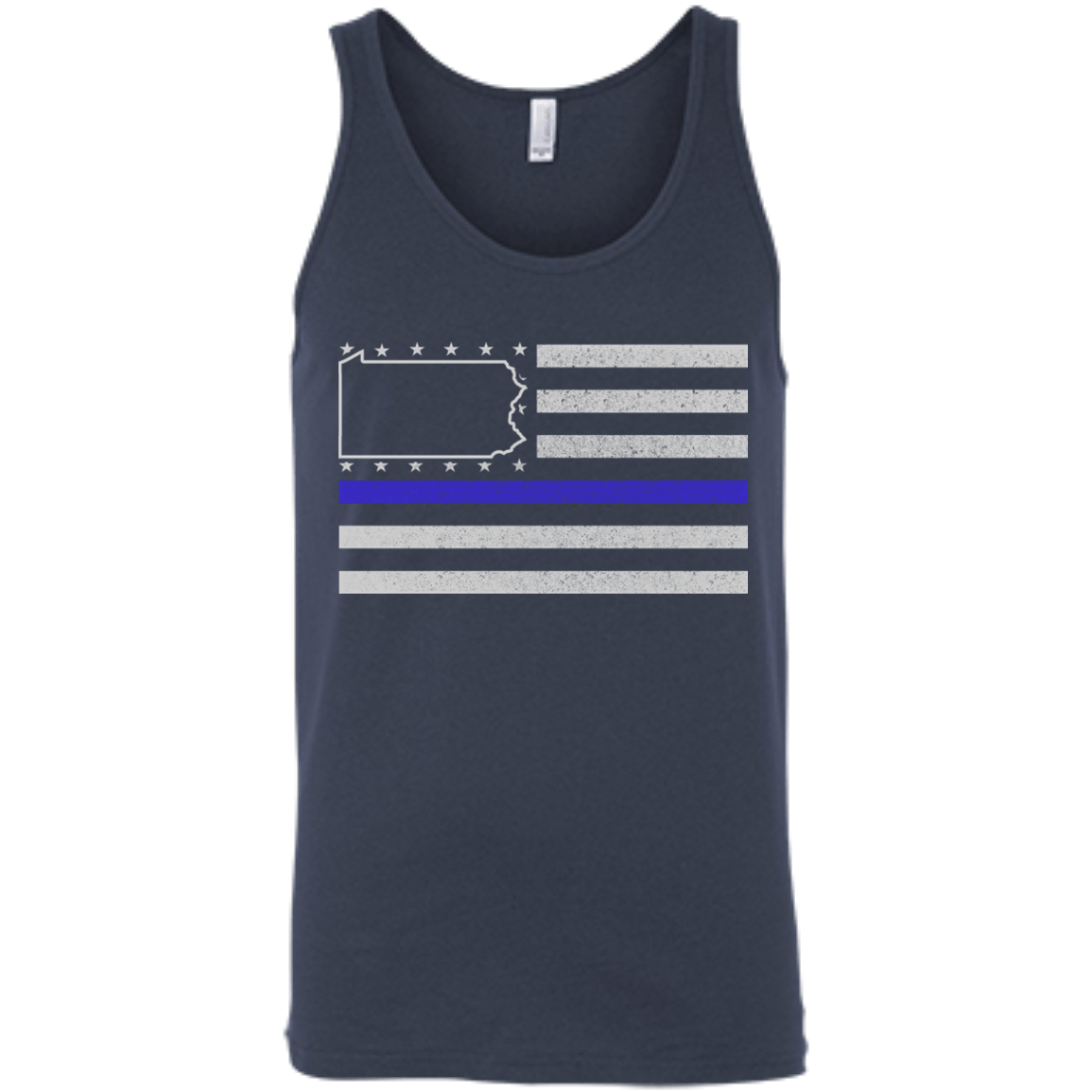 Pennsylvania Thin Blue Line Police State T-Shirt & Hoodie | Teecentury.com