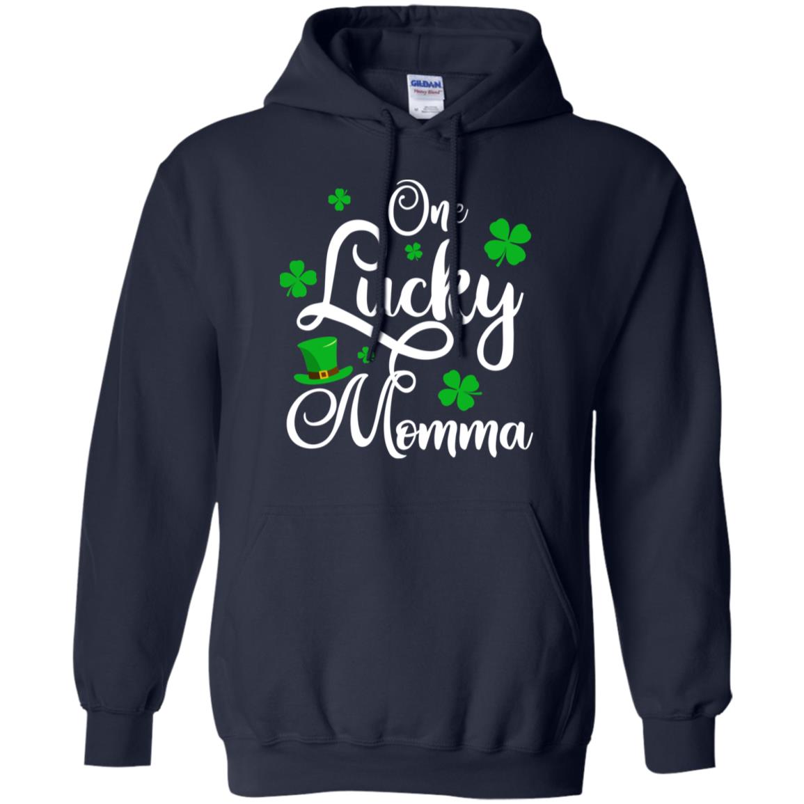 One Lucky Momma St Patricks Day For Mom T-Shirt & Hoodie | Teecentury.com