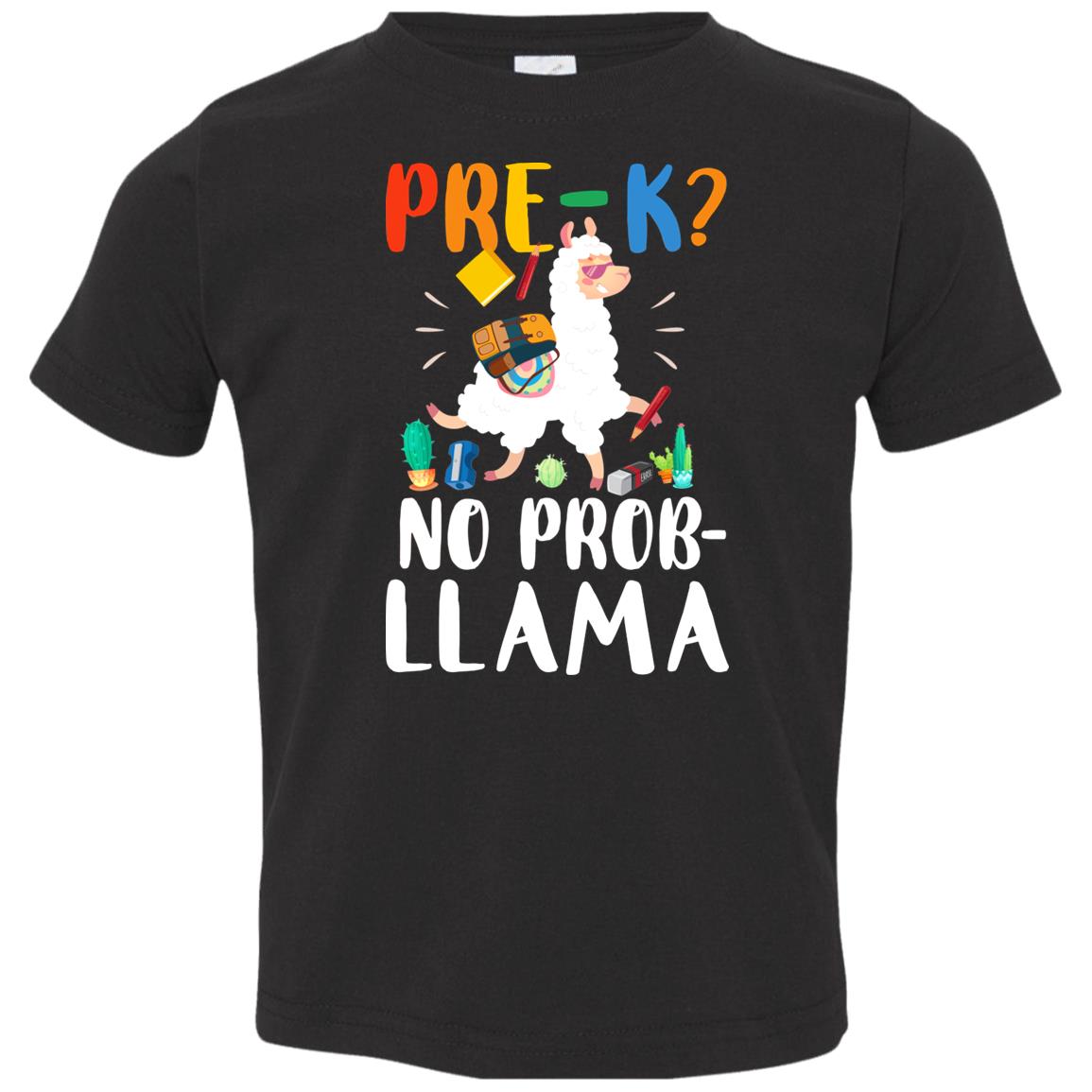 Pre-K No Prob Llama Funny First Day Of School Youth Youth Shirt | Teecentury.com