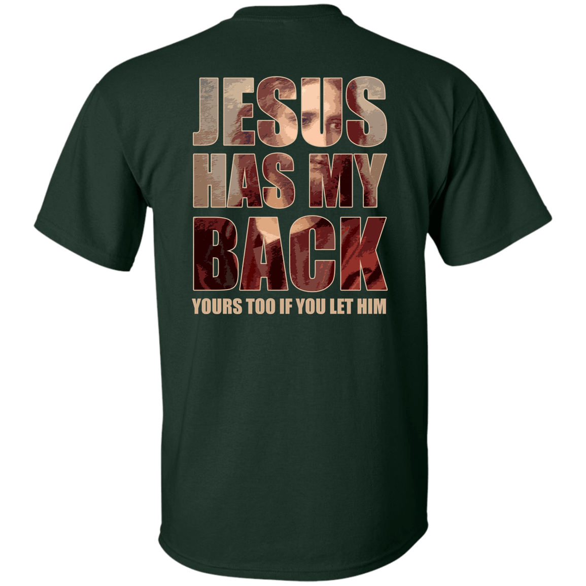 Jesus Has My Back T-Shirt & Hoodie | Teecentury.com