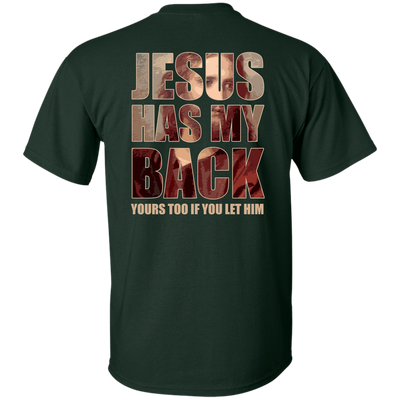Jesus Has My Back T-Shirt & Hoodie | Teecentury.com