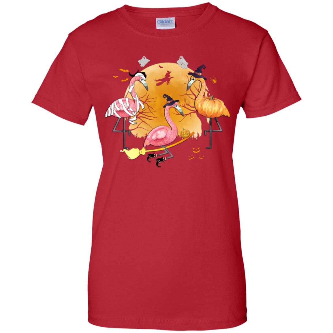 Flamingo Lover Funny Pumpkin Halloween Party T-Shirt & Hoodie | Teecentury.com