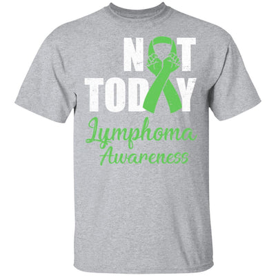 Support Lymphoma Awareness Purple Ribbon Not Today T-Shirt & Hoodie | Teecentury.com