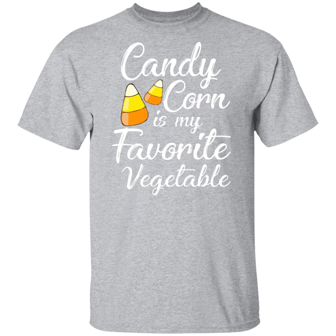 Candy Corn Is My Favorite Vegetable Halloween Costume Party T-Shirt & Hoodie | Teecentury.com