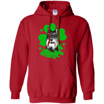 Schnauzer St. Patrick's Day Clovers T-Shirt & Hoodie | Teecentury.com