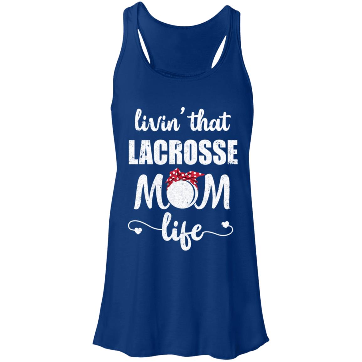 Living That Lacrosse Mom Life Mothers Day Gifts T-Shirt & Tank Top | Teecentury.com