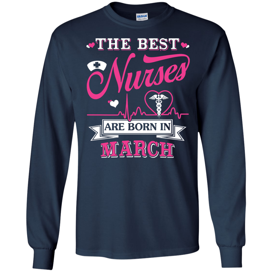The Best Nurses Are Born In March T-Shirt & Hoodie | Teecentury.com