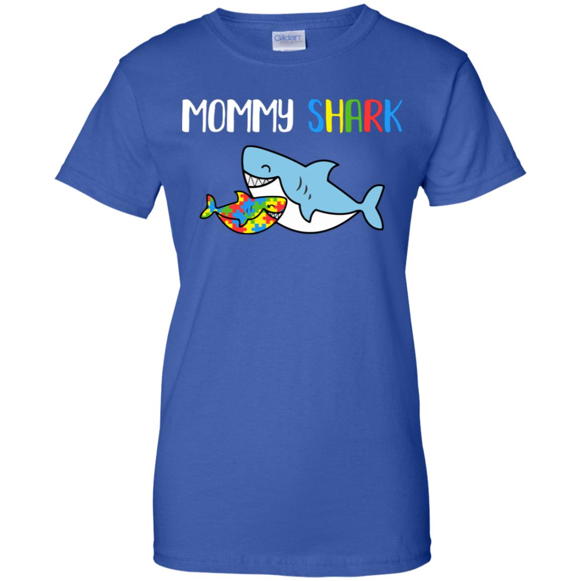 Mommy Shark Support Autism Awareness For Child T-Shirt & Hoodie | Teecentury.com