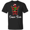 Red Plaid Fiancee Bear Couple Matching Christmas Pajama T-Shirt & Sweatshirt | Teecentury.com