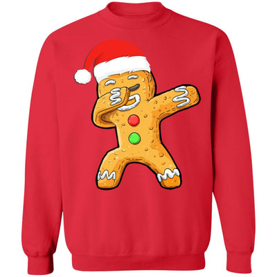 Dabbing Gingerbread Santa Christmas Kids Boys Xmas Cookie T-Shirt & Sweatshirt | Teecentury.com