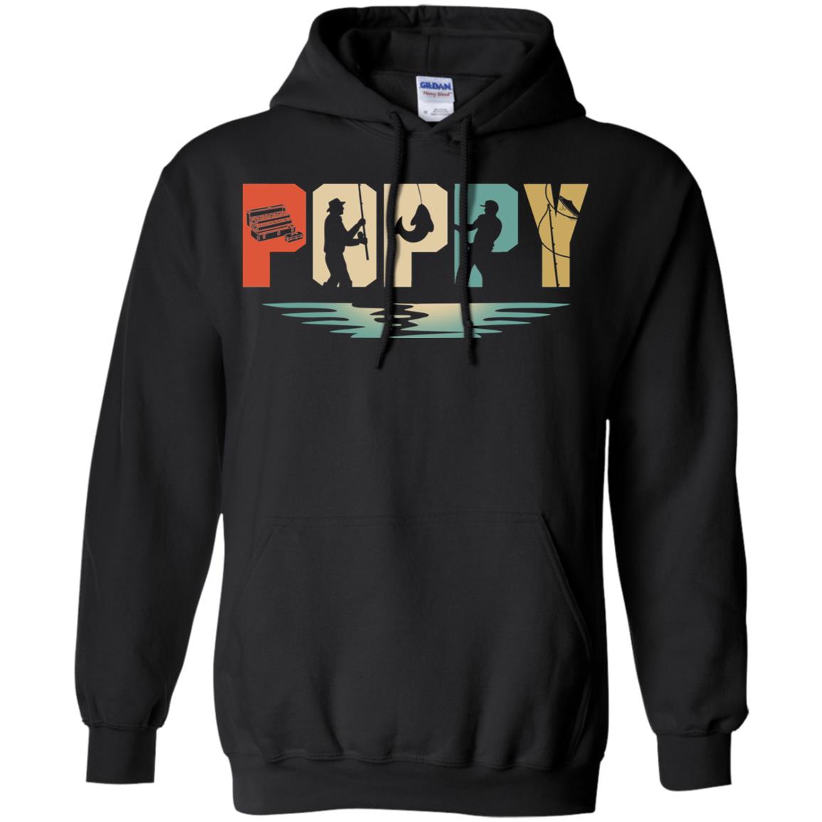 Vintage Fishing Poppy Father's Day Gift T-Shirt & Hoodie | Teecentury.com