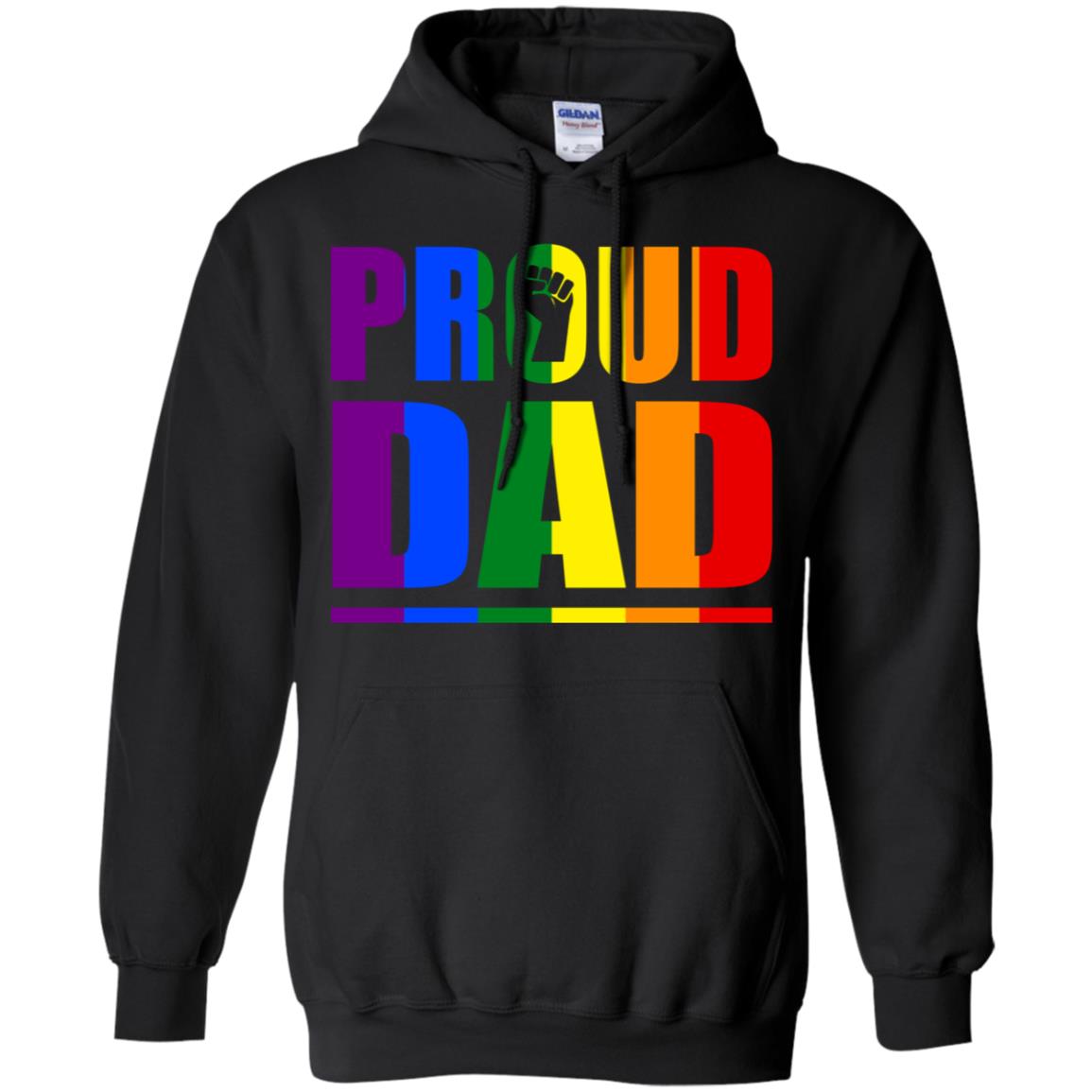 Proud Dad Gay Pride Month LGBT T-Shirt & Hoodie | Teecentury.com