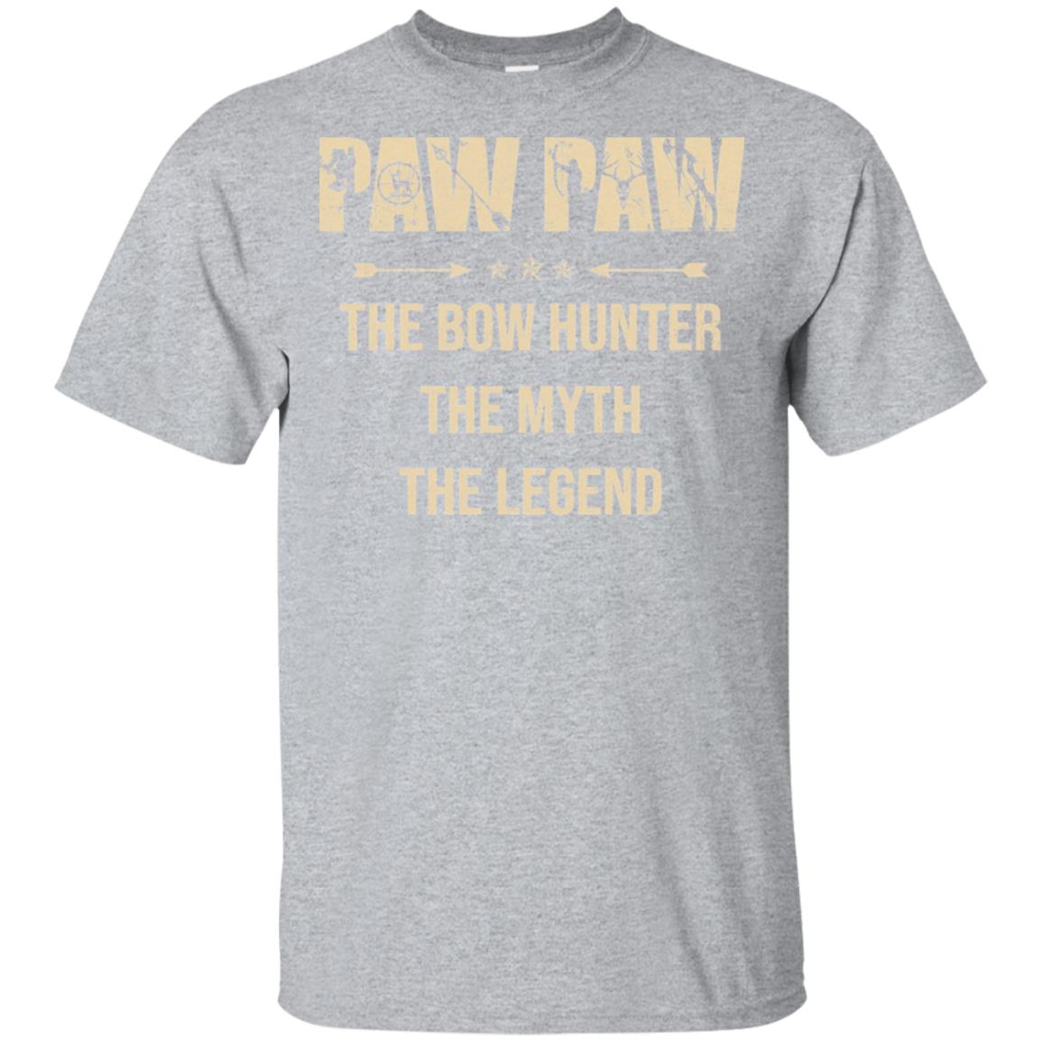 PawPaw The Bow Hunter The Myth The Legend Funny Hunting T-Shirt & Hoodie | Teecentury.com