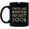 Awesome Since August 2006 Vintage 16th Birthday Gifts Mug Coffee Mug | Teecentury.com