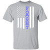 Stomach Cancer Awareness American Flag Distressed T-Shirt & Hoodie | Teecentury.com