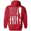 Chef Knife Patriotic American Flag Kitchen T-Shirt & Hoodie | Teecentury.com