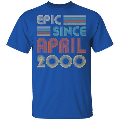 Epic Since April 2000 Vintage 22th Birthday Gifts T-Shirt & Hoodie | Teecentury.com