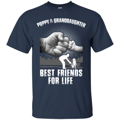Poppy And Granddaughter best Friends For Life T-Shirt & Hoodie | Teecentury.com