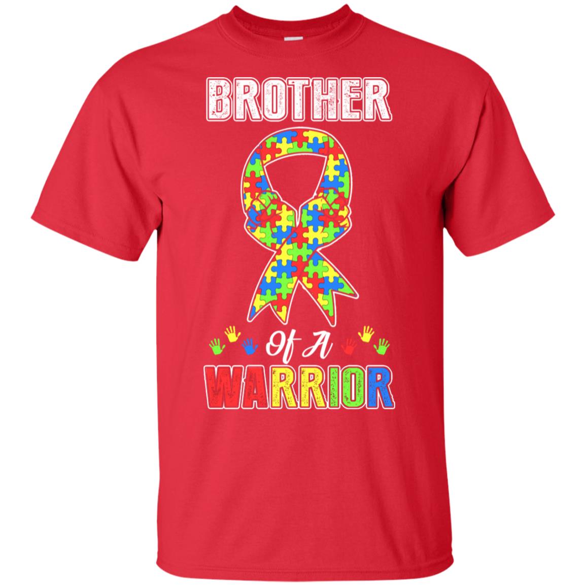Brother Of A Warrior Support Autism Awareness Gift T-Shirt & Hoodie | Teecentury.com