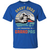 Vintage Great Dads Get Promoted To Grandpas Funny Dad T-Shirt & Hoodie | Teecentury.com