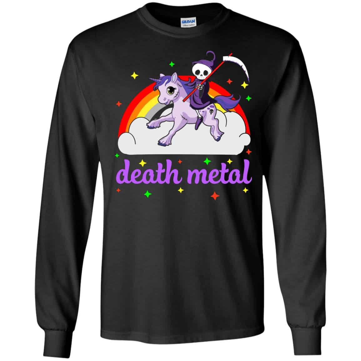 Death Metal Rocker Unicorn T-Shirt & Hoodie | Teecentury.com