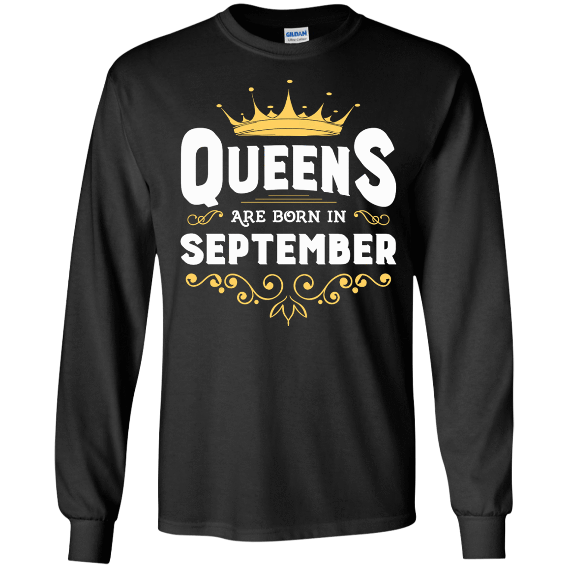 Queens Are Born In September T-Shirt & Hoodie | Teecentury.com