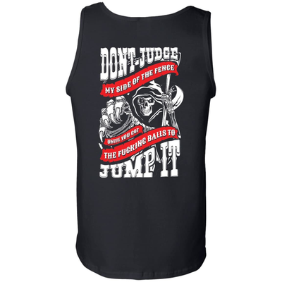 Don't Judge My Side Of The Fenge T-Shirt & Hoodie | Teecentury.com