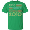 Epic Since November 2010 Vintage 12th Birthday Gifts Youth Youth Shirt | Teecentury.com