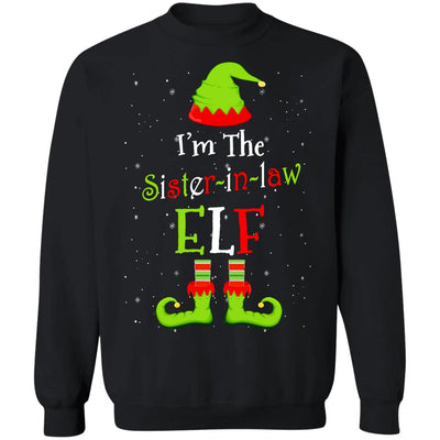 I'm The Sister-In-Law Elf Family Matching Funny Christmas Group Gift T-Shirt & Sweatshirt | Teecentury.com