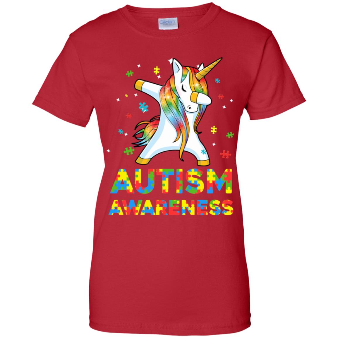 Dabbing Unicorn Puzzle Autism Awareness For Girls T-Shirt & Hoodie | Teecentury.com