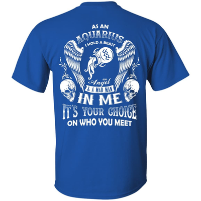 As An Aquarius I Hold A Beast An Angel A Madman In Me T-Shirt & Hoodie | Teecentury.com